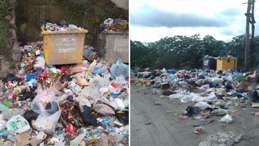 La basura se acumula en distintas zonas en el pueblo de Chulumani
