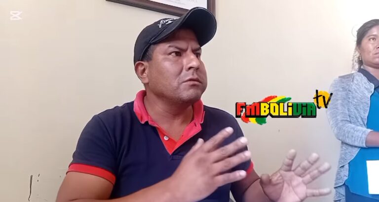 César Carrasco concejal del municipio de Chulumani. (Foto: captura de video)