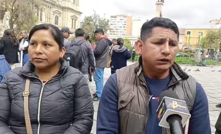 Ever Apaza presidente y la vicepresidenta Ana Maribel Cuentas de la Regional Chamaca. (Foto: Captura de vídeo)