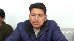 Ariel Cahuapaza, presidente del Concejo Municipal de Chulumani. (Foto: FmBolivia)