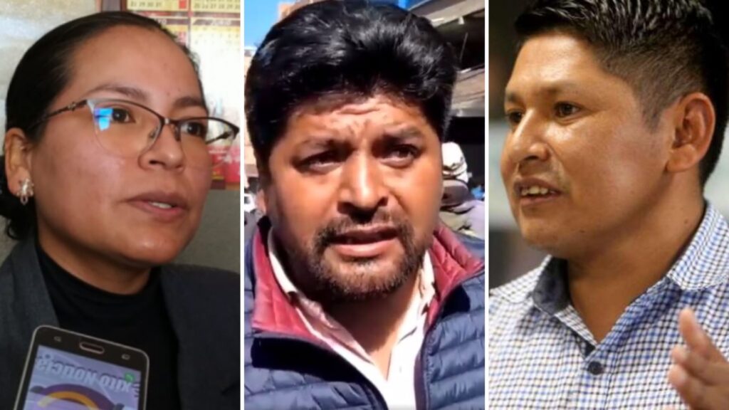 Armin Lluta (circunscripción 16), Roly Huanca (diputado plurinominal) y Evelin Cossío (senadora) candidatos elegidos en el congreso de COFECAY