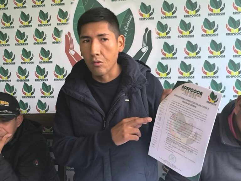 ADEPCOCA declara «persona no grata» a Evo Morales y exige su captura